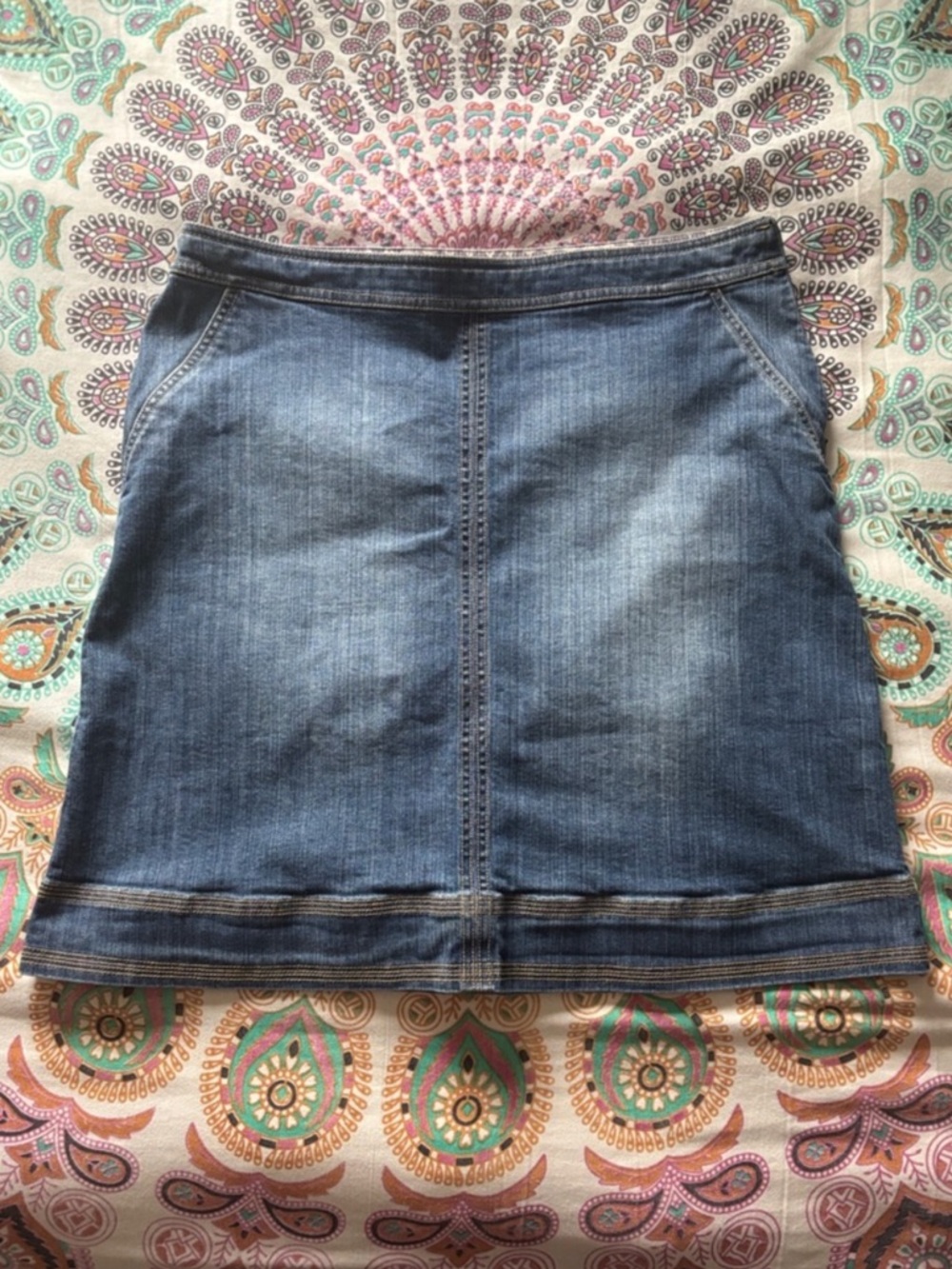 Boden Jean Skirt 12